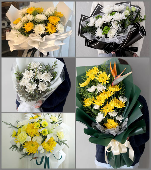 山西朔州朔城区南榆林乡南磨石村白事花束代送